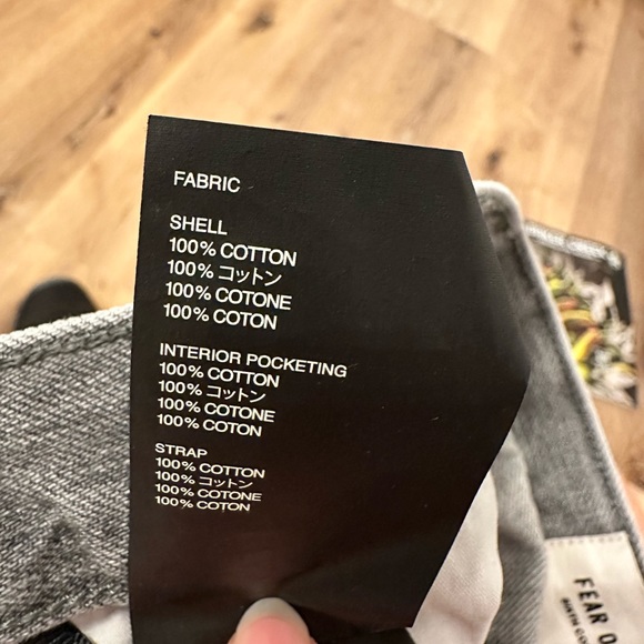 Fear of God Sixth Collection Jeans Grey - Picture 5 of 6
